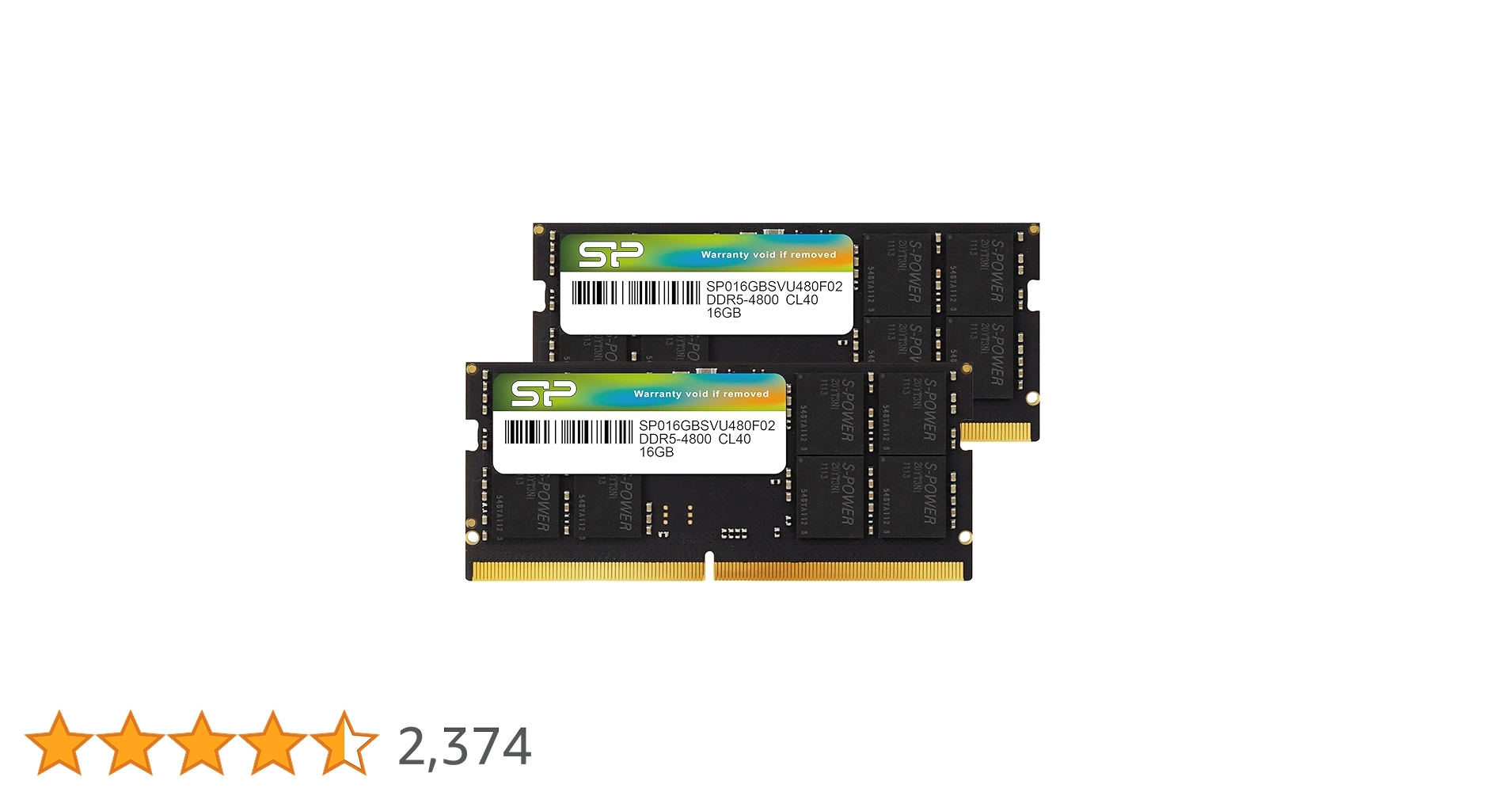 Amazon.co.jp: シリコンパワー DDR5 32GB (16GBx2) 4800MHz (PC5